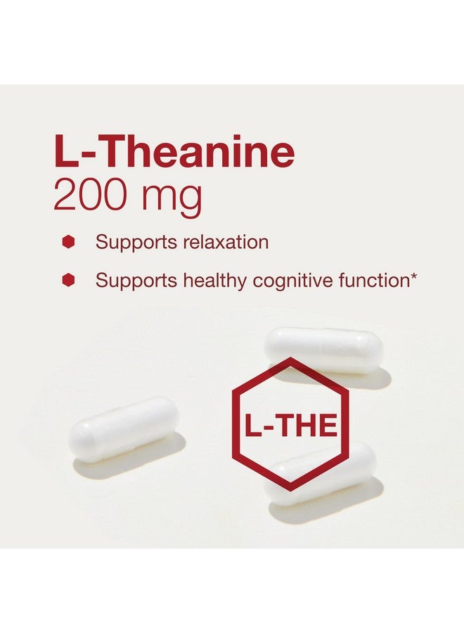 PROTOCOL FOR LIFE BALANCE L-Theanine 200mg - Normal Stress Relief - Non-Drowsy - 60 Veg Caps - Image 4