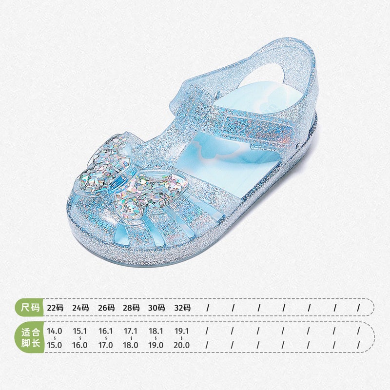 Snafi Girls Jelly Shoes 2025 Little Girl Water Playing Beach Non-Slip Baby Sandals - Image 1