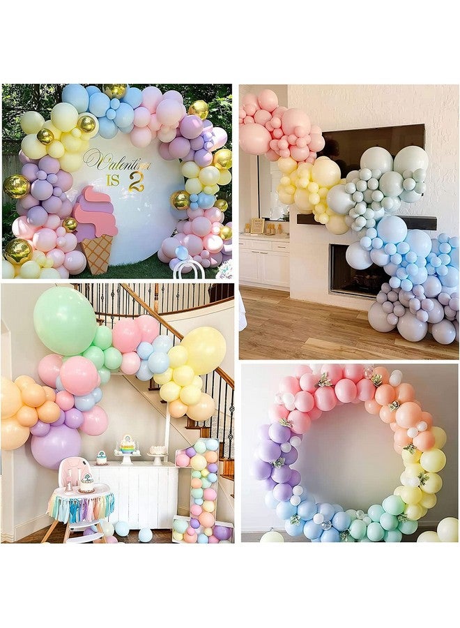 توي إكس إي بالونات باستيل مطاطية من TOYXE لتزيين الحفلات، وأعياد الميلاد، وحفلات الزفاف، وحفلات استقبال المولود الجديد، عبوة من 100 قطعة - Image 3
