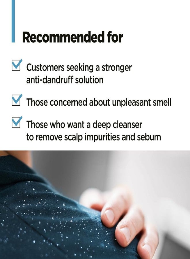 amos PROFESSIONAL شامبو أموس بروفيشينال الذكي النقي عمل عميق | شامبو م clarifying للقشرة، والتراكم والأوساخ، للتحكم في الزيت والقشور، 16.9 أونصة سائلة. - Image 4