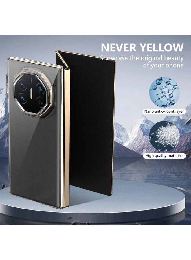 اس-توب جراب لهاتف Huawei Mate XT Ultimate Design lce Folding Series جراب هاتف كمبيوتر شفاف مدمج - Image 2