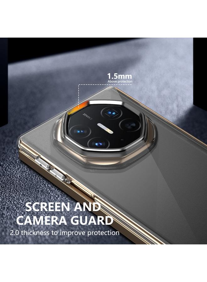 اس-توب جراب لهاتف Huawei Mate XT Ultimate Design lce Folding Series جراب هاتف كمبيوتر شفاف مدمج - Image 4