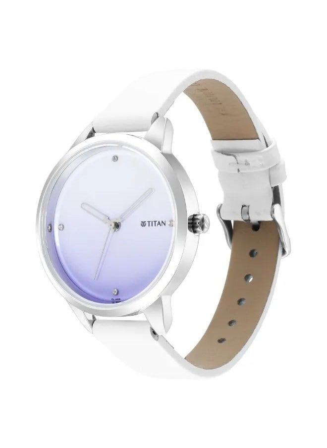 TITAN Women's Analog Round Shape Leather Wrist Watch - 2664SL03 - 43 Mm  - Image 3