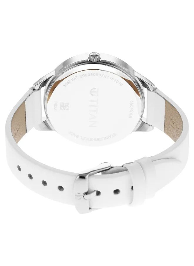 TITAN Women's Analog Round Shape Leather Wrist Watch - 2664SL03 - 43 Mm  - Image 5