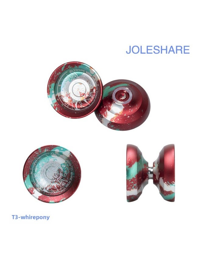JOLESHAREYOYOS Lexiang Yo-yo T3 White Foal Metal Yo-yo Professional Competitive Competition Fancy Yo-yo-Color:Diaphragm Ink-Specifications:Others  - Image 5