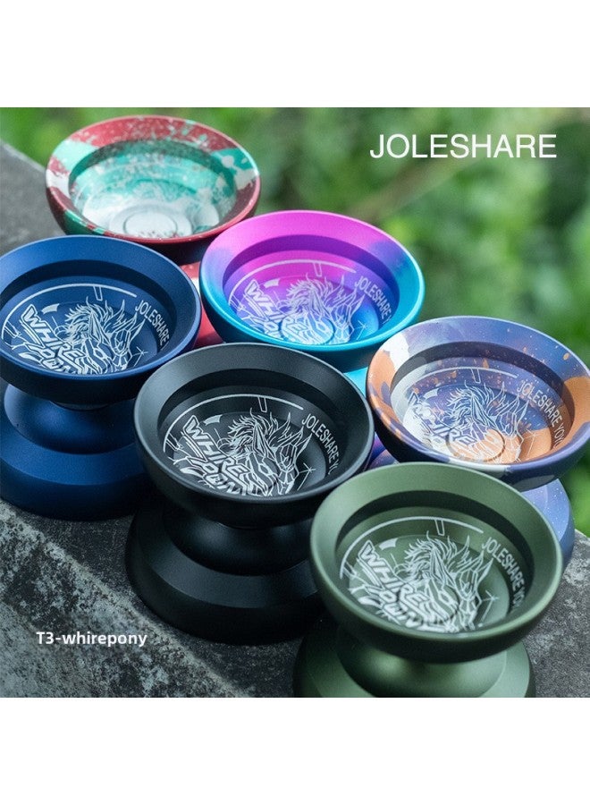 JOLESHAREYOYOS Lexiang Yo-yo T3 White Foal Metal Yo-yo Professional Competitive Competition Fancy Yo-yo-Color:Diaphragm Ink-Specifications:Others  - Image 3