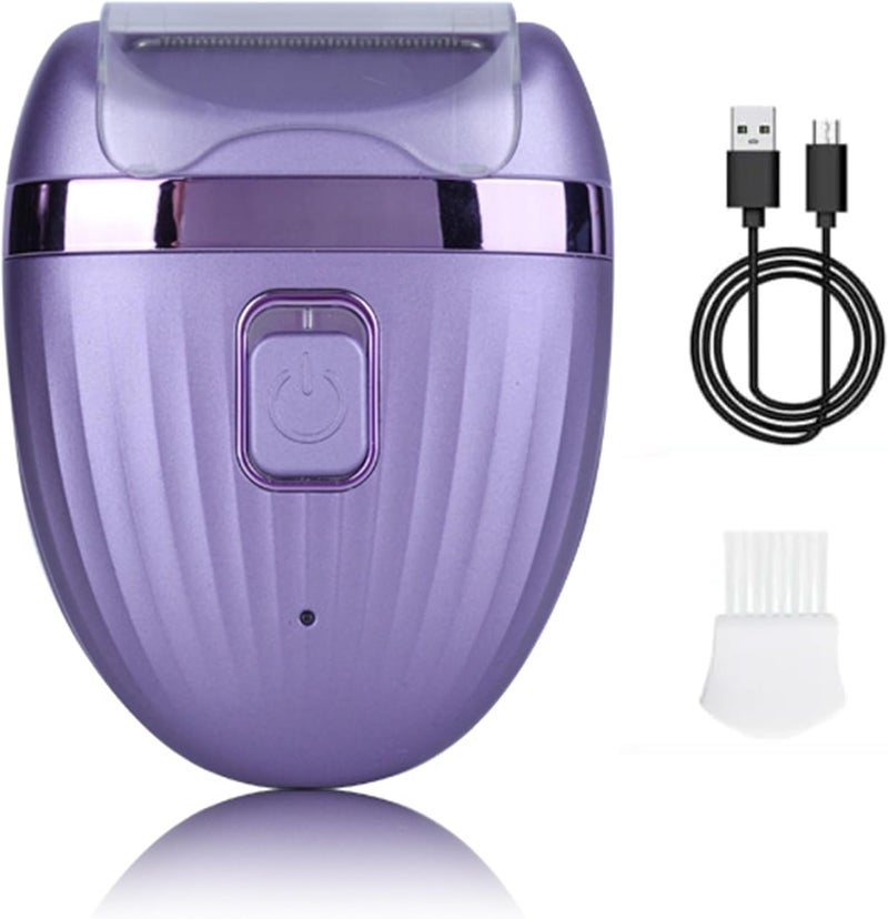 Electric Bikini Trimmer Shaver for Women, Waterproof Body Hair Trimmer and Electric Razors, Painless and Smooth Shave for Leg, Underarm, Bikini Hair Removal, Rechargeable - Image 1