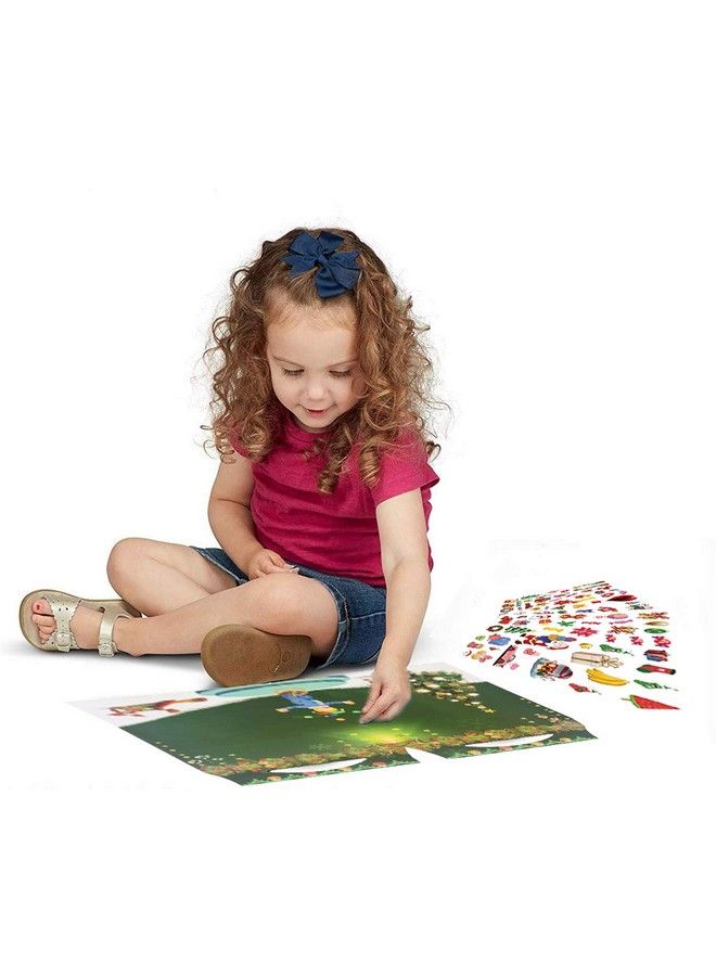 Dream Loom Puffy Sticker Play Set, Creative Toy With Doublesided Printing 4 Kinds Of Christmas Folding Scenes, 110 Reusable Xmas Puffy Stickers (Multicolor) - Image 5