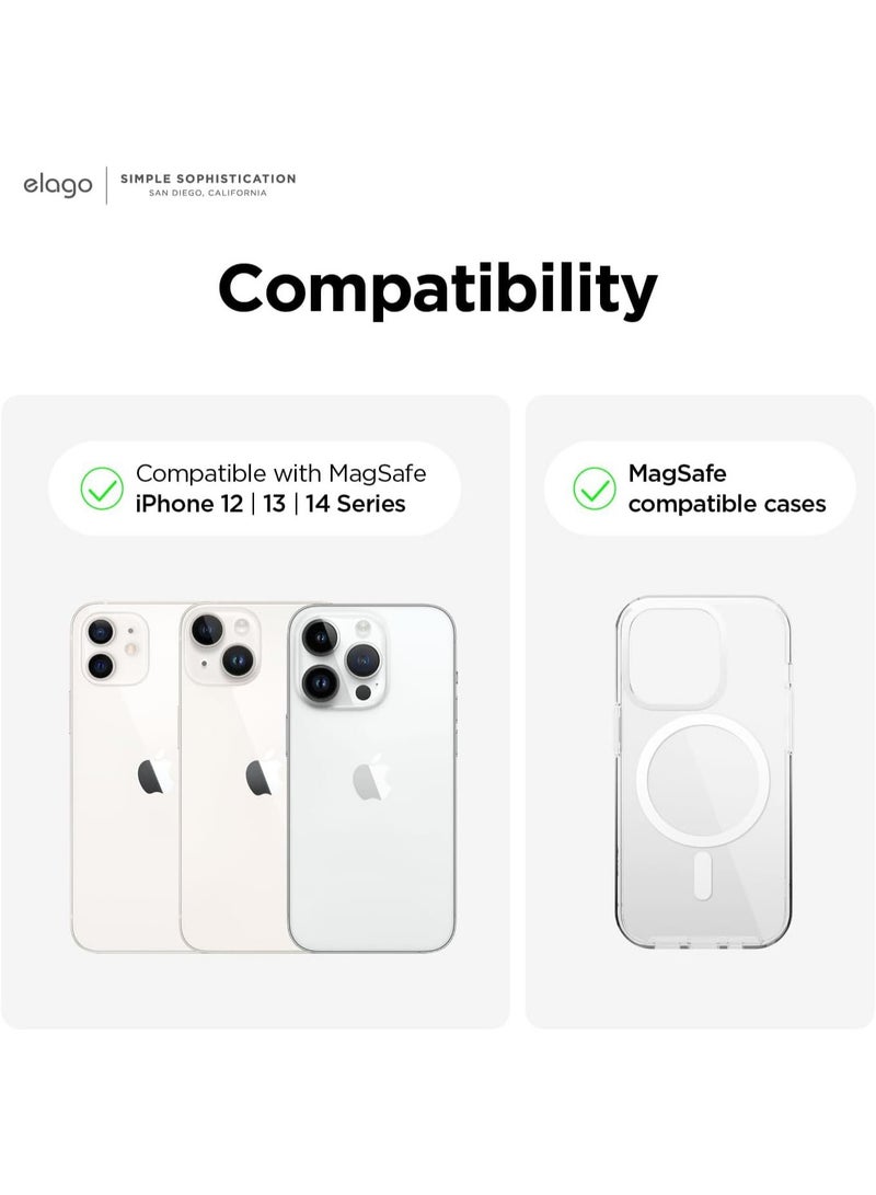 Elago Magnetic Ring Holder compatible with MagSafe for iPhone 14 Pro Max, 14 Pro, 14 Plus, 14, 13 and 12 Series Grip/Stand/Holder - Black - Image 2