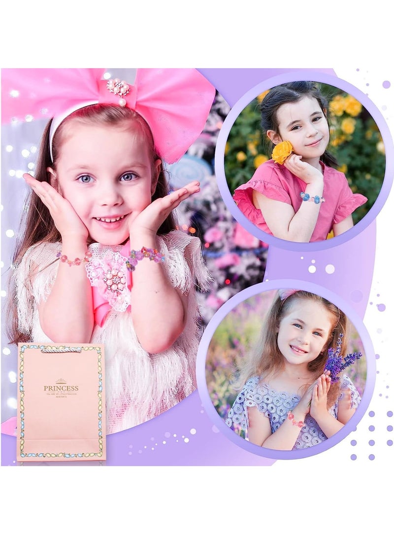 Bracelet Making Kit for Girls 139pc Charm Bracelets Kit with Jewelry Box DIY Bead Jewelry Charms Bracelets for DIY Craft Present For 8+ Year Old Girl (Pink)  - Image 5