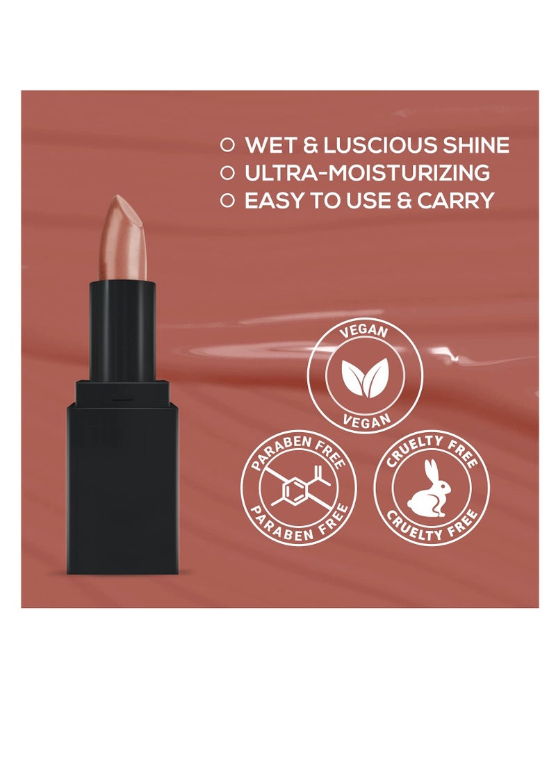 RENEE Creme Mini Lipstick Mood For Nude 1.65gm  Long Lasting Creamy Finish Enriched with Jojoba Oil  Keeps Lips Hydrated and Nourished| Travel Friendly - Image 3