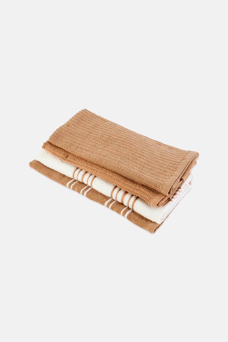 Bombay 4 Piece Plaid Double Sided  Kitchen Towels, Multicolor - Image 2