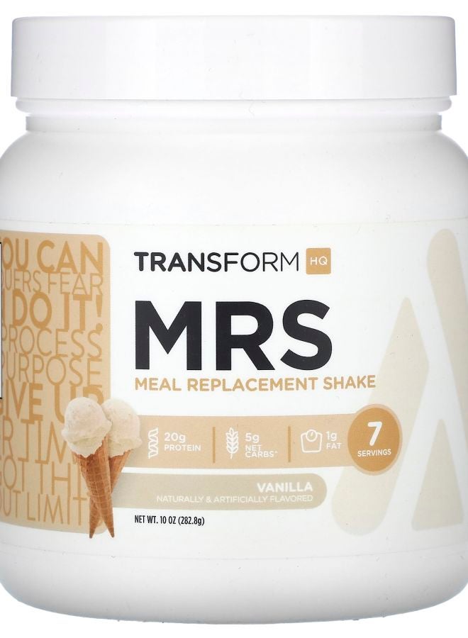 TransformHQ MRS Meal Replacement Shake Vanilla 10 oz (282.8 g) - Image 1