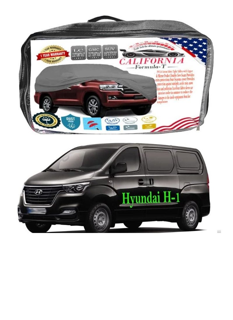 California formula-T California Car body Cover Windproof  Scratch Resistant Cover with Working Gloves  Hyundai H1 