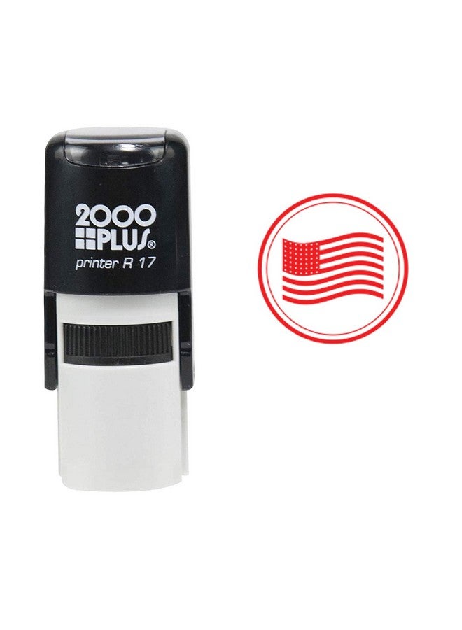 إس بي ليبلز علم الولايات المتحدة الأمريكية 2000 بالإضافة إلى ختم مطاطي ذاتي التحبير للمعلم بالحبر الأحمر - Image 1