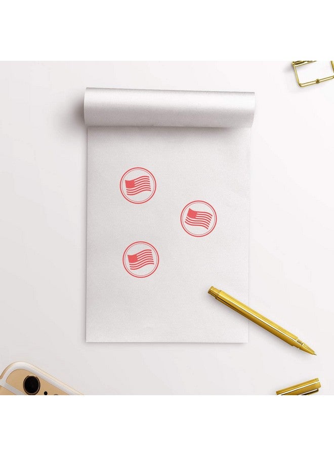 إس بي ليبلز علم الولايات المتحدة الأمريكية 2000 بالإضافة إلى ختم مطاطي ذاتي التحبير للمعلم بالحبر الأحمر - Image 5