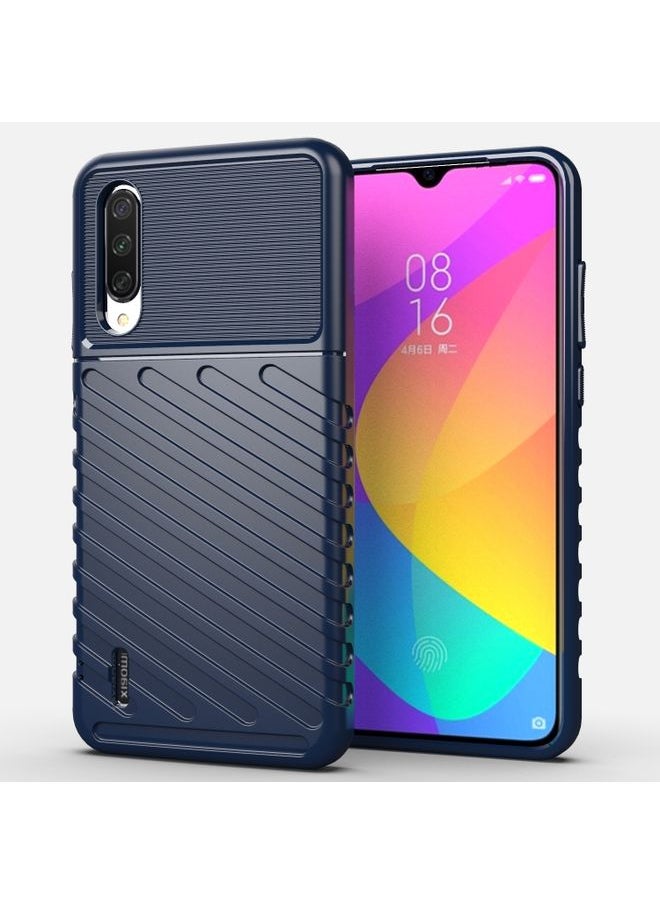 HuHa - Case Cover For Xiaomi Mi 9 Lite Thunderbolt Shockproof TPU Soft Case Dark Blue - Image 1