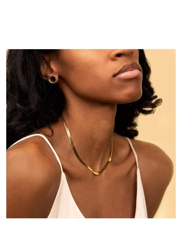 سلسلة للنساء - اكسسوار مطلي بالاستانليس الذهبي - Image 4