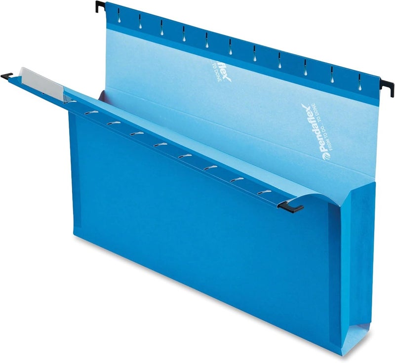 Pendaflex SureHook Reinforced Hanging Box File, 3" Expansion, Letter Size, Blue, 25 Count - Image 4