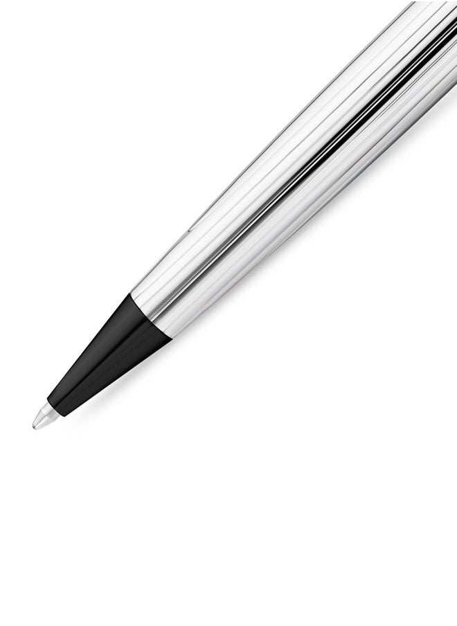 CERRUTI 1881 Skyline Black and Silver Ballpoint Pen for Men  - Image 2