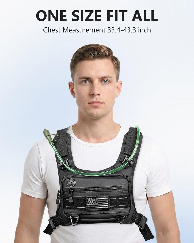 Envyvip Running Vest with 2L Water Bladder - Lightweight Hydration Backpack for Men and Women - Image 4