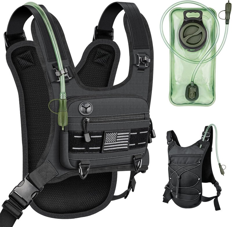 Envyvip Running Vest with 2L Water Bladder - Lightweight Hydration Backpack for Men and Women - Image 1