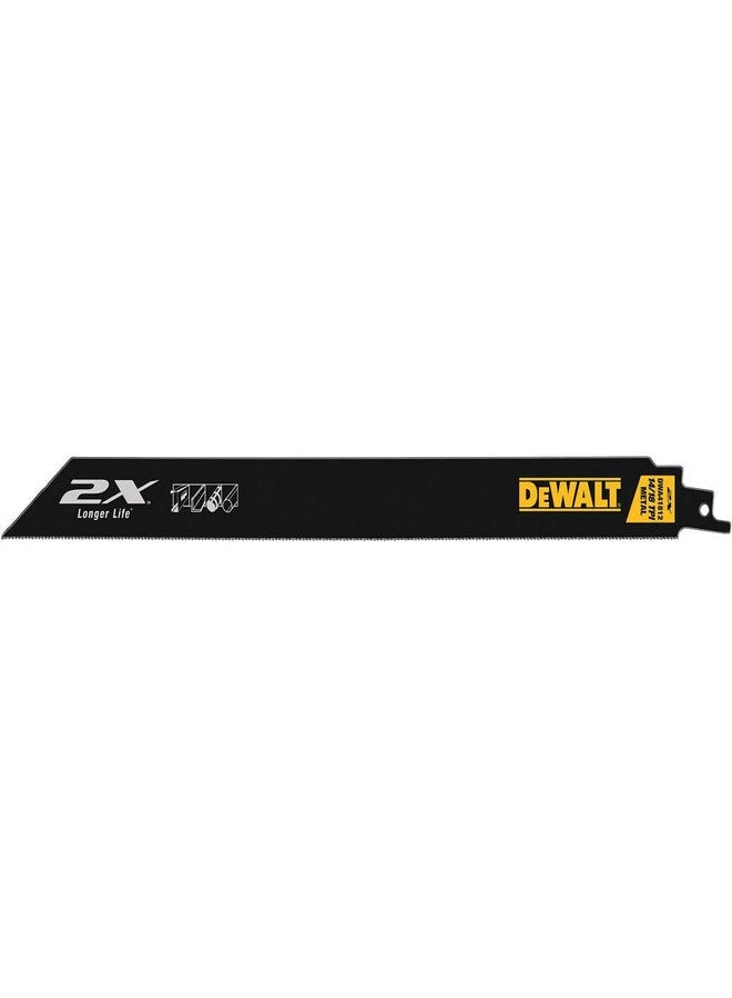 DEWALT Premium Metal Cutting Reciprocating Saw Blade (single blade)