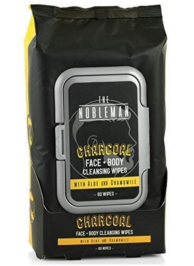 Nobleman The Face & Body Cleansing Wipes Charcoal 30 Count  - Image 2