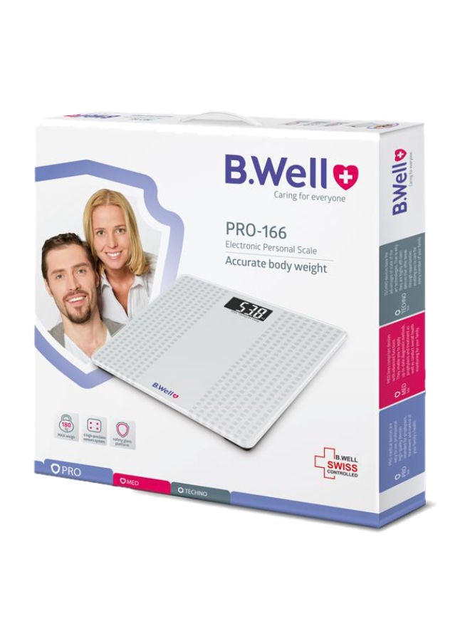 B.Well ميزان وزن شخصي رقمي – PRO 166 - Image 1