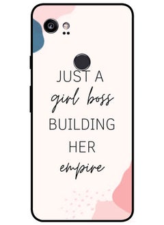 Protective Case Cover For Google Pixel 2 XL Smart Series Printed Protective Case Cover for Google Pixel 2 XL Just A Girl Boss Building Her Emipre