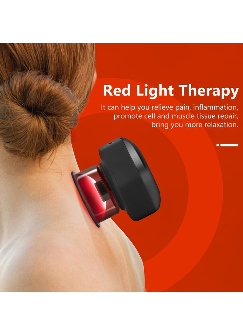 SYOSI Smart Dynamic Cupping Therapy Set, Remote Control Cupping Set with Red Light Therapy for Pain Relief, Recovery, Smart Cupping Therapy Massager with 3 Mode, 16 Level Temperature and Suction - Image 3