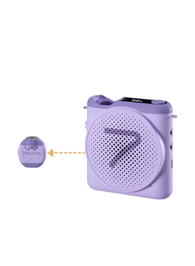 7RYMS WA2 Amplifier with Microphone (Purple) - Image 2