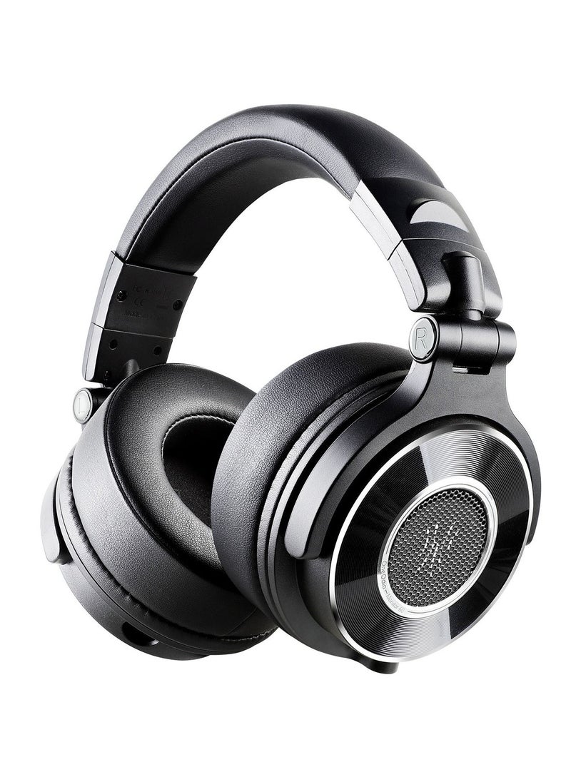 OneOdio - Monitor 60 Wired Over-Ear Professional Studio Headset Hi-Res Audio for Tracking Mixing DJ Mastering Broadcast Gaming - Image 1