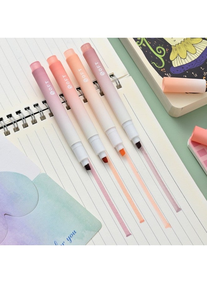 Chenyi High Color Value Color Gradient Color Highlighter Key Mark Student Marker Eye Color Large Capacity Highlighter - Image 4