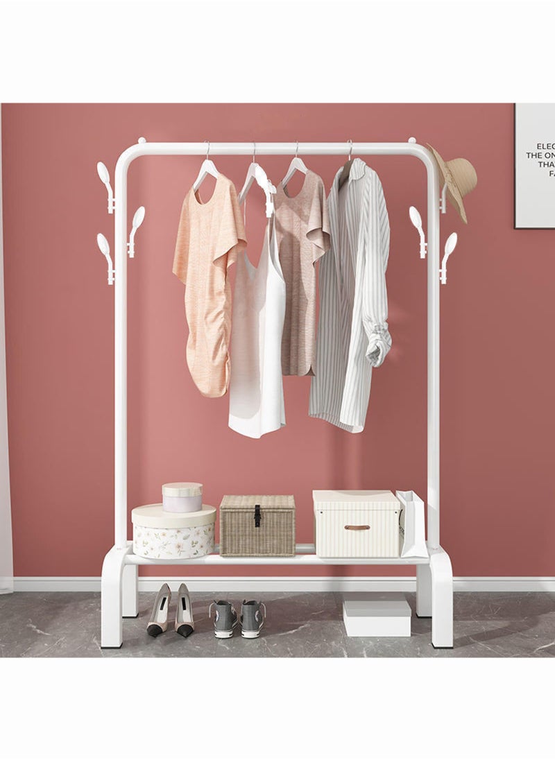 Clothes Organizer And Coated Metal Rack, Metal Clothing Rack, 43.3 Inches Garment Rack with Bottom Shelf for Hanging Clothes, Coats, Skirts, Shirts, Sweaters - pzsku/Z56EB7917A31C4F0E11F8Z/45/_/1728627019/bf1e8e16-f72f-475a-8f19-71295b324e03