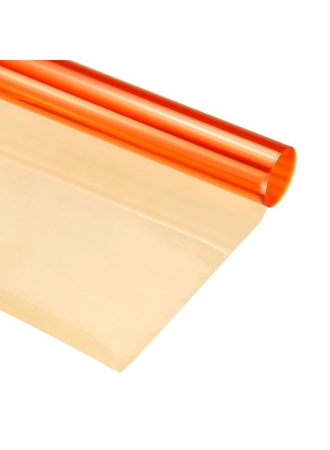 MECCANIXITY فلتر جيل للإضاءة 15.7x19.7 بوصة برتقالي 85 ورقة تصحيح الألوان لاستوديو التصوير ضوء الرأس الأحمر، عبوة من 4 - Image 1