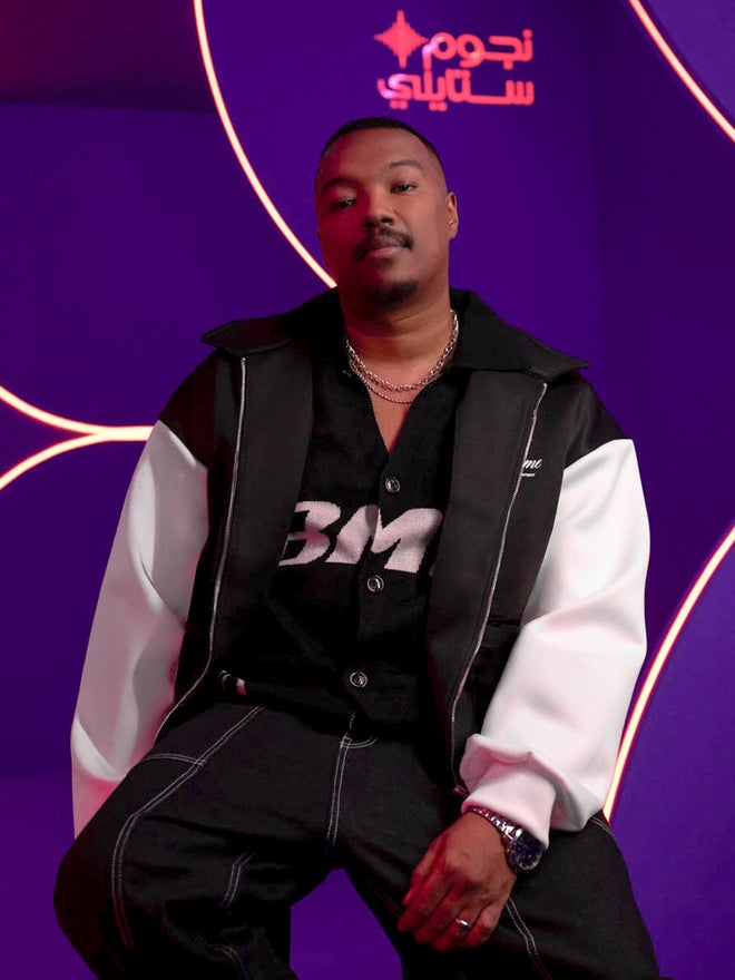 ستايلي جاكيت بومبر رجالي أسود بقصة واسعة - Image 5