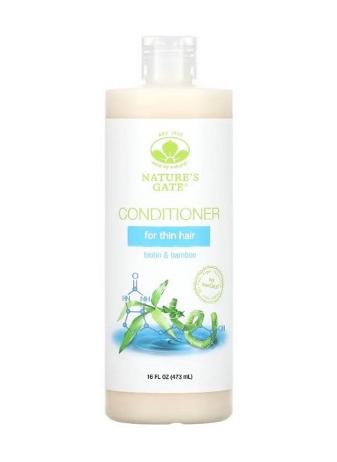mild by Nature Biotin  Bamboo Conditioner for Thin Hair 16 fl oz 473 ml  - Image 1