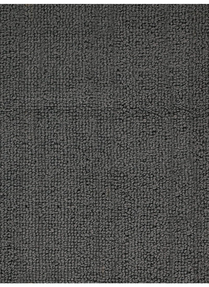 SARAL HOME EASY LIVING Saral Home Solid Soft PP Yarn Durable Washable Multipurpose Runner for HomeKitchenLiving AreaLobbyOffice Entrance with Anti Skid Backing Dark Grey 43Cm X 120 Cm  - Image 4