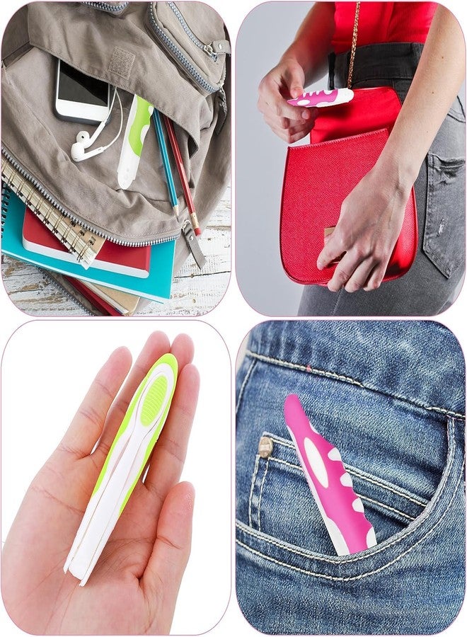 COLBEX 2Pcs Portable Foldable Toothbrush, Travel Size ToothbrushS, Folding Toothbrush, Soft Travel Toothbrush, Adult Kit for Camping, Hiking, Home, School - Image 5