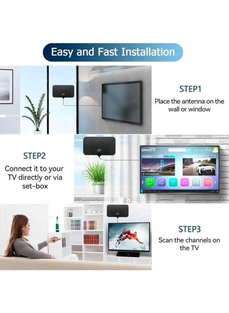 Winmax Indoor Digital TV Antenna 4K 1080P DVB-T2 HD - Image 3