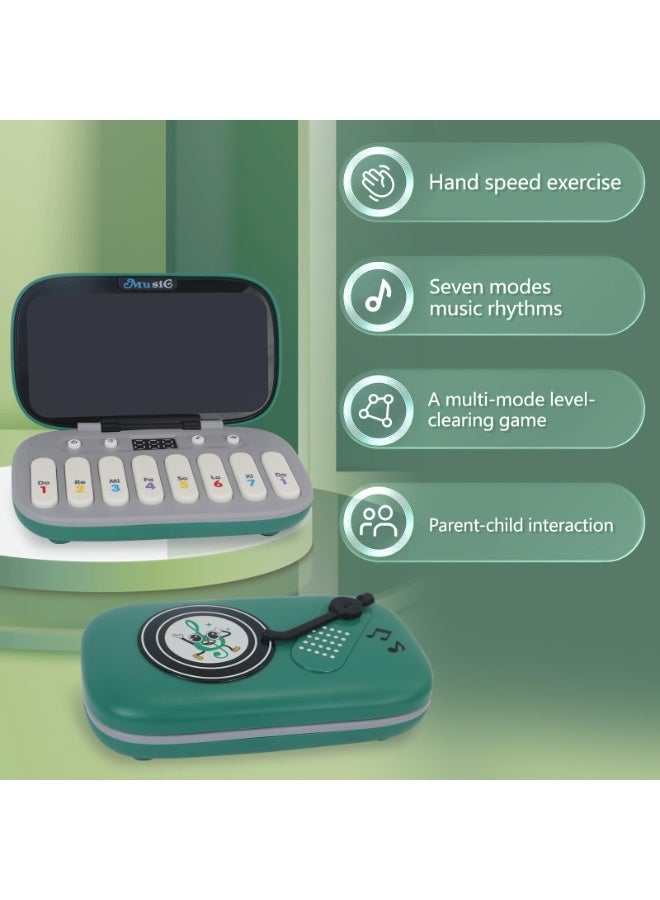 Music Games, Electronic Rhythm Puzzle Game Machine, Interactive Toy Console with Lights and Sounds for Improving Reaction Speed, Fun Educational Gift Boys Girls Kids Teens Adults Birthday Parties - Image 5