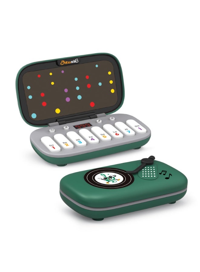 Music Games, Electronic Rhythm Puzzle Game Machine, Interactive Toy Console with Lights and Sounds for Improving Reaction Speed, Fun Educational Gift Boys Girls Kids Teens Adults Birthday Parties - Image 1