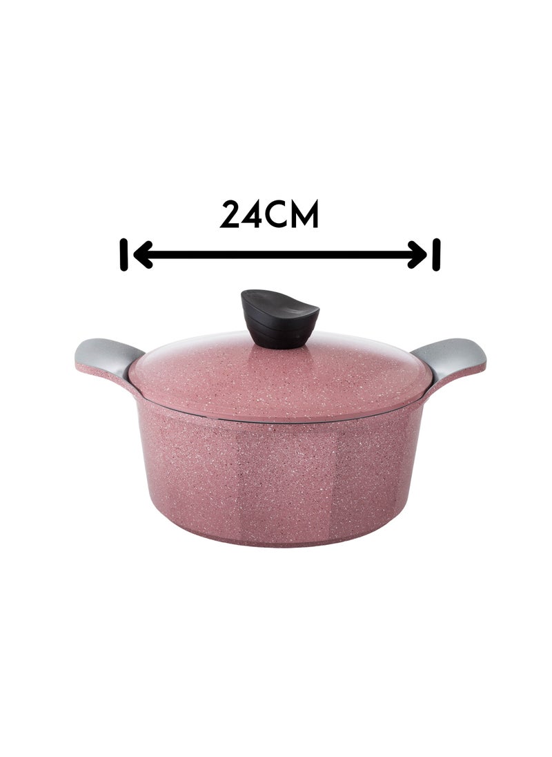 LAHOYA - 9-piece cookware set made of high-quality granite with Korean materials and specifications and Saudi industry - Image 1