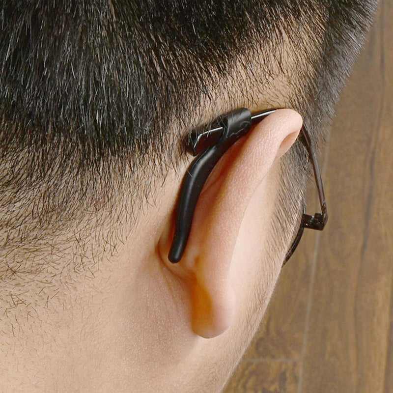 4 Pcs 2 Pairs Anti Slip Eyeglass Arms With Ear Clips For Reading Fashion Glasses Gym Office Use Compatible With Women And Men - Image 5