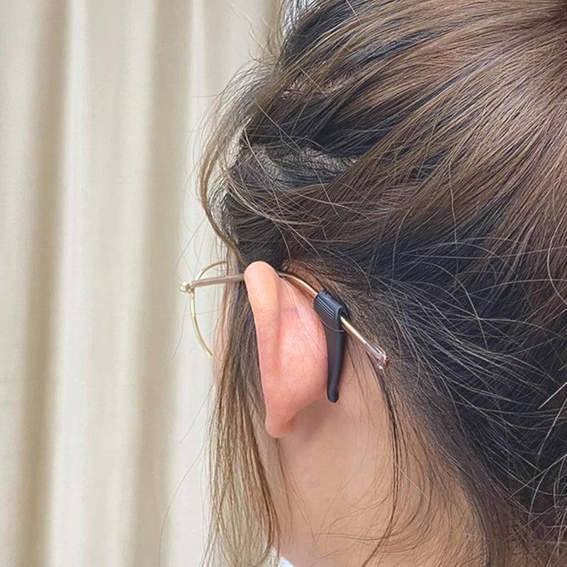 4 Pcs 2 Pairs Anti Slip Eyeglass Arms With Ear Clips For Reading Fashion Glasses Gym Office Use Compatible With Women And Men - Image 4