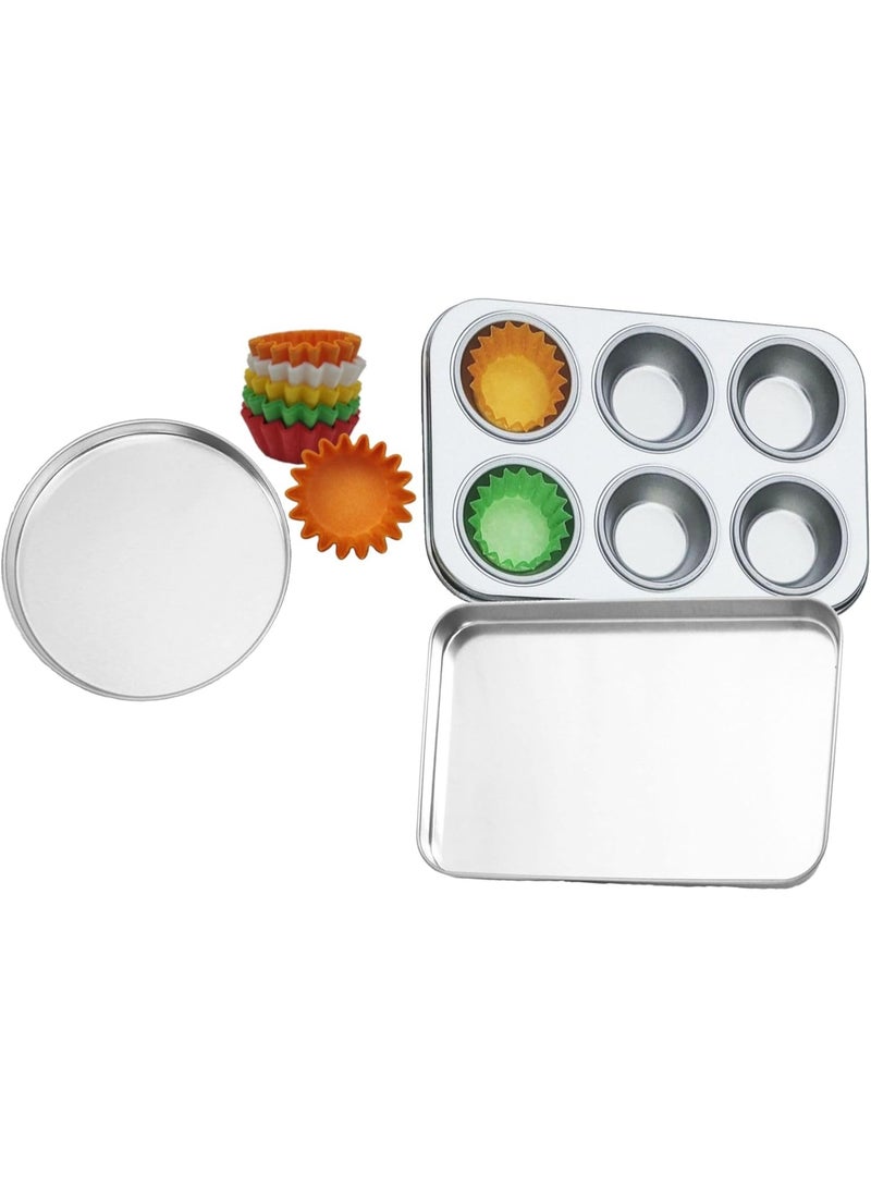 Quadrapoint Pan Set Compatible with Easy Bake Ultimate Oven | Includes Cupcake Liners THAT WILL FIT IN OVEN UNLIKE OTHERS | Kids' Accessories for Cooking Easy Bake Oven Mixes - Image 1