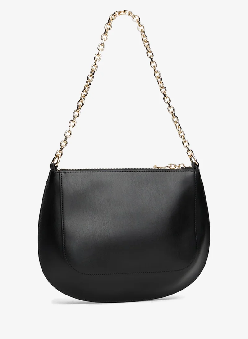 TOMMY HILFIGER Black Chain Strap Convertible Shoulder Bag for Women | Best Price UAE