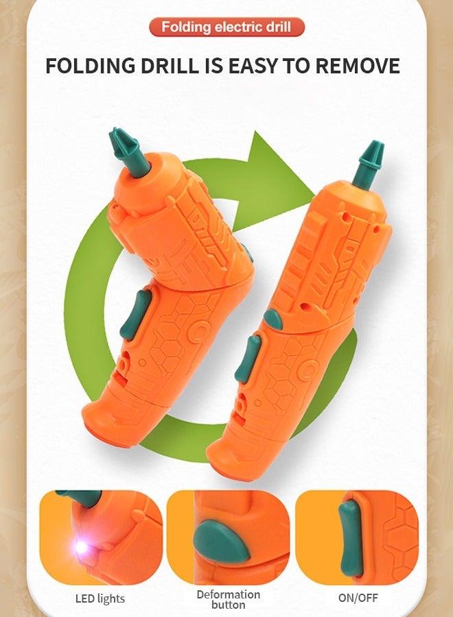 GROIC Take Apart Dinosaur Toys for Kids - Dino Building Toy Set Electric Drill STEM Educational Construction Gifts - Image 5