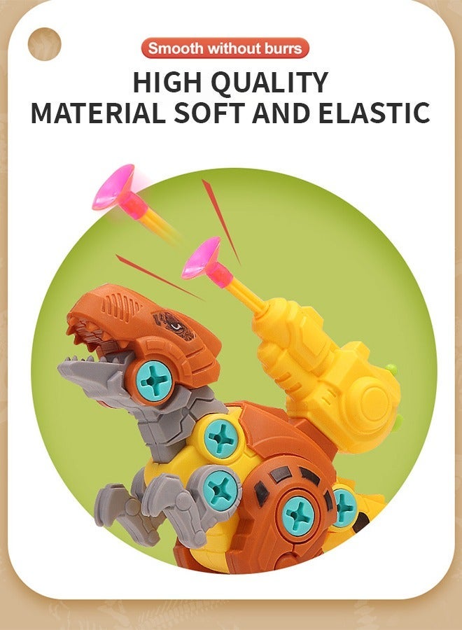 GROIC Take Apart Dinosaur Toys for Kids - Dino Building Toy Set Electric Drill STEM Educational Construction Gifts - Image 4